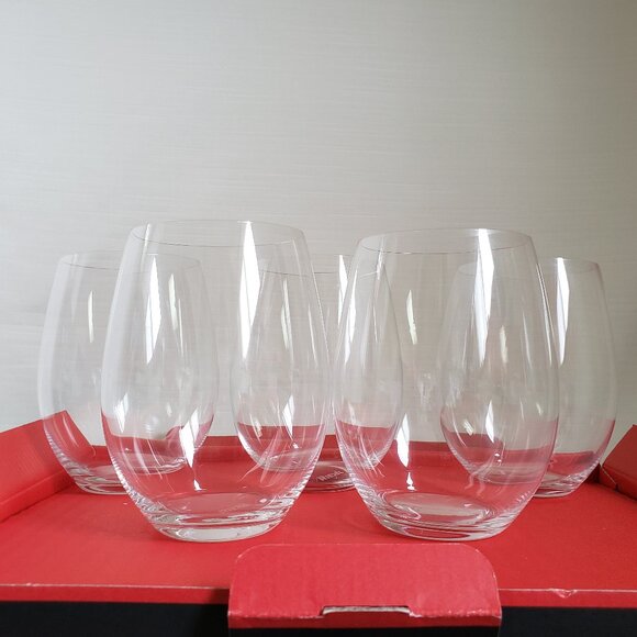 RIEDEL O Stemless Cabernet/Merlot wine glasses 6 in a box - Picture 1 of 16